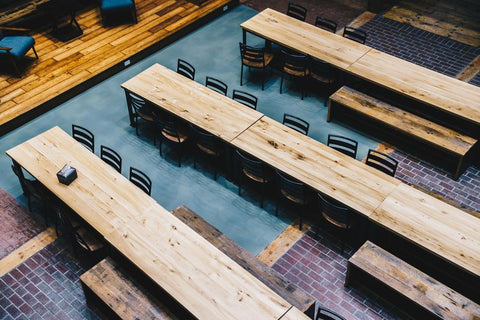 Long Wooden Tables